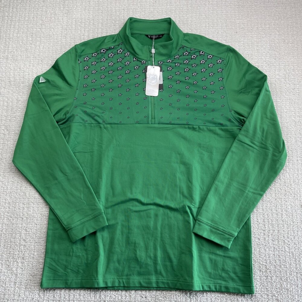 Levelwear Dallas Stars NHL x PGA Scout Midlayer 1/4 Zip Pullover Men Sz XL NWT